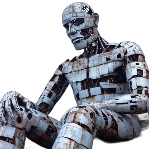 robot, furniture, face, jacket transparent PNG cut-out