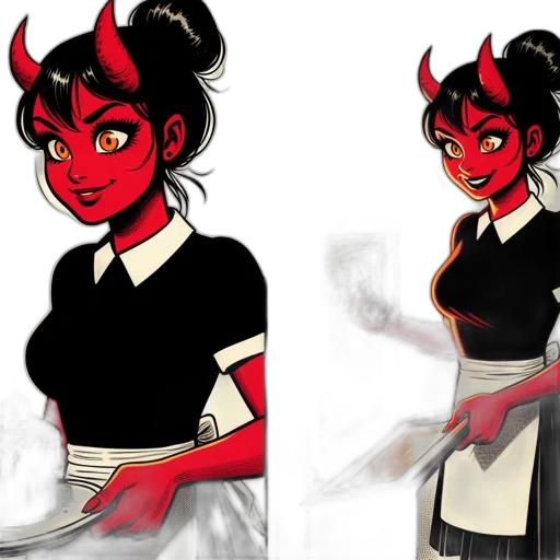 concept art, fantasy art, comic book art, anime transparent PNG cut-out
