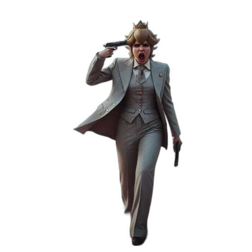 staff, concept art, 3d render, woman transparent PNG cut-out