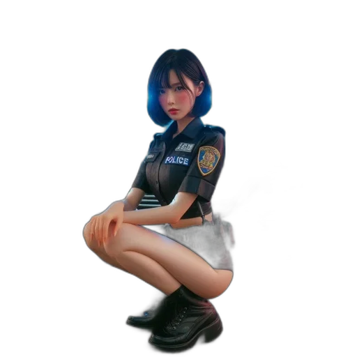 dress, staff, robot, weapon transparent PNG cut-out