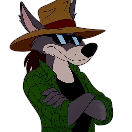 hat, jacket, staff, animal transparent PNG cut-out