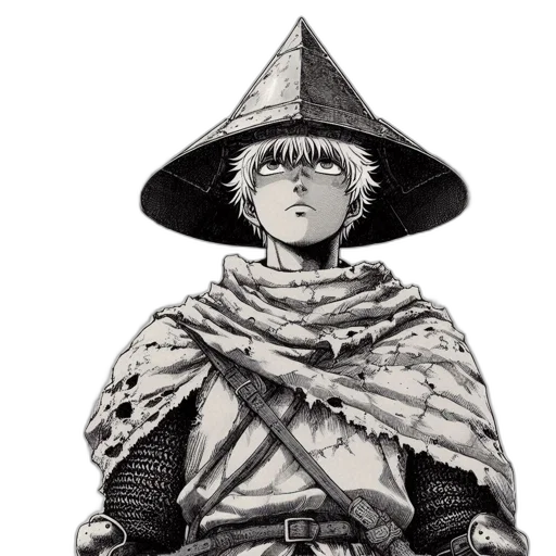 hat, staff, sword, mask transparent PNG cut-out