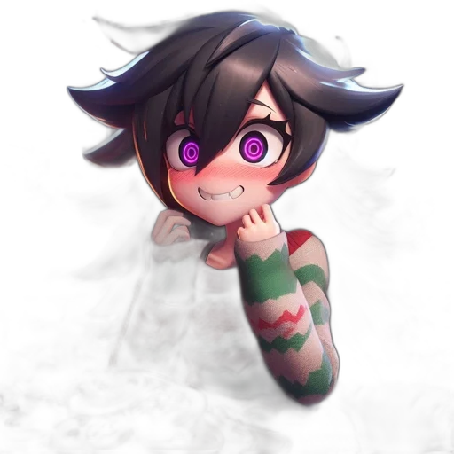 weapon, creature, staff, face transparent PNG cut-out