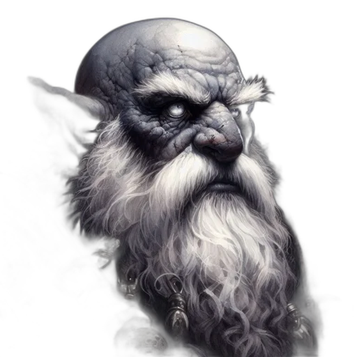 face, mask, creature, staff transparent PNG cut-out