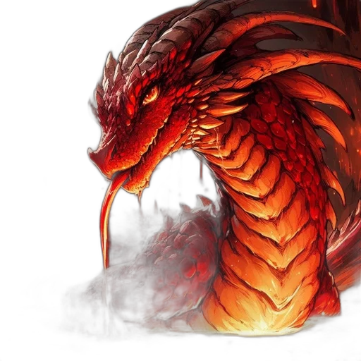 dragon, creature, fantasy art, concept art transparent PNG cut-out