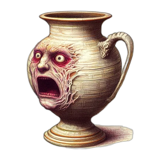 creature, face, mask, bottle transparent PNG cut-out