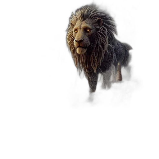 animal, creature, crown, staff transparent PNG cut-out