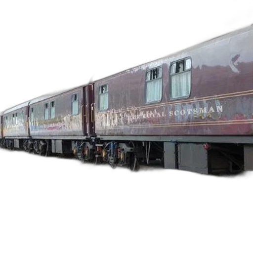 3d render, maroon, train, car transparent PNG cut-out