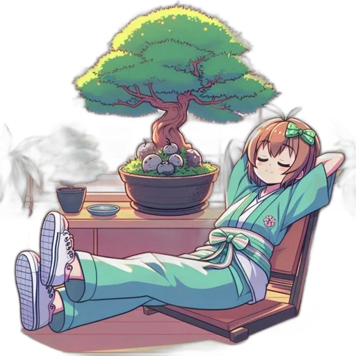 tree, staff, creature, furniture transparent PNG cut-out