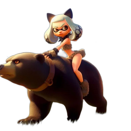animal, weapon, concept art, 3d render transparent PNG cut-out