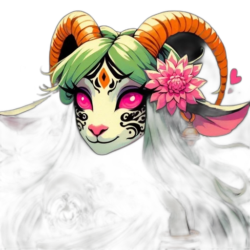 mask, fantasy art, concept art, pixel art transparent PNG cut-out