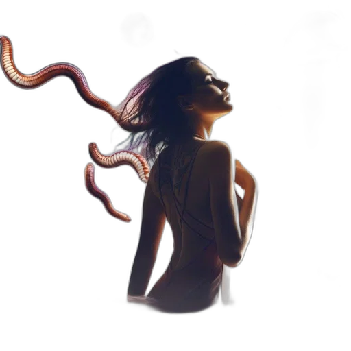 hair, creature, animal, staff transparent PNG cut-out