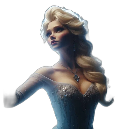 dress, crown, fantasy art, concept art transparent PNG cut-out