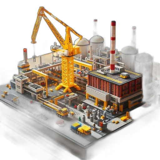 robot, building, furniture, concept art transparent PNG cut-out
