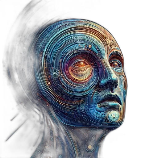 face, robot, mask, creature transparent PNG cut-out