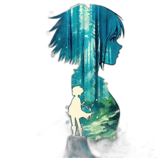 bottle, creature, dress, umbrella transparent PNG cut-out