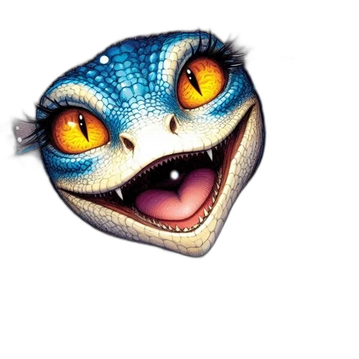 dragon, creature, mask, animal transparent PNG cut-out
