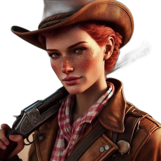 hat, jacket, weapon, face transparent PNG cut-out