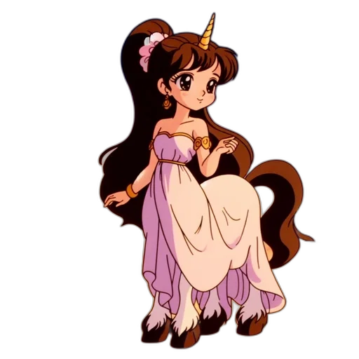 crown, dress, staff, pixel art transparent PNG cut-out