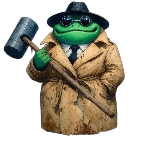 jacket, staff, hat, animal transparent PNG cut-out