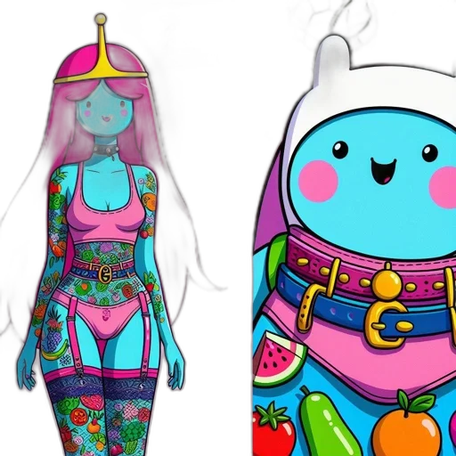 concept art, 3d render, neon, colorful transparent PNG cut-out