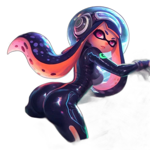 staff, creature, weapon, dress transparent PNG cut-out