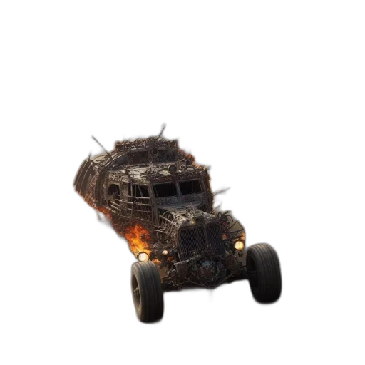 car, weapon, robot, dragon transparent PNG cut-out