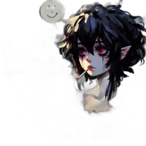 mask, face, creature, staff transparent PNG cut-out
