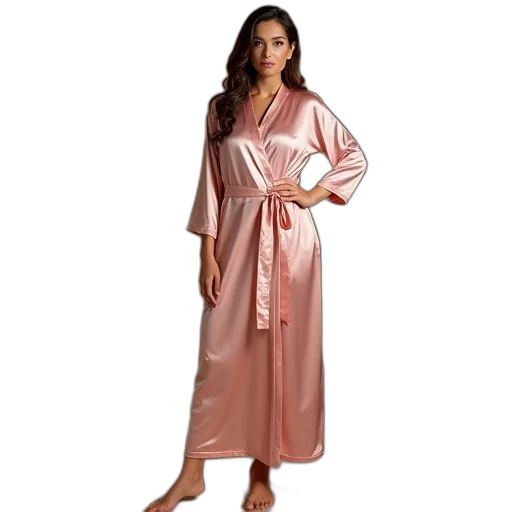 dress, ladies, satin, robe transparent PNG cut-out