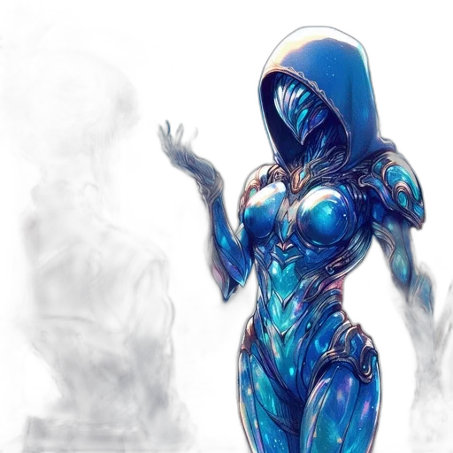 robot, dress, concept art, fantasy art transparent PNG cut-out