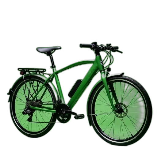 3d render, photorealistic, green, motor transparent PNG cut-out