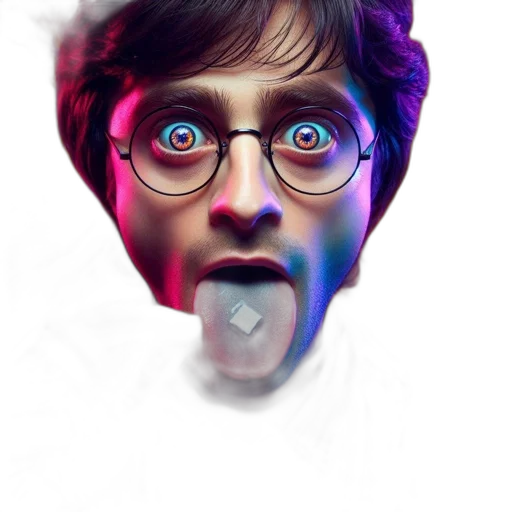 face, creature, mask, staff transparent PNG cut-out