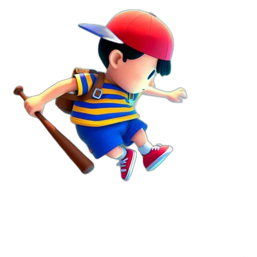 staff, hat, weapon, 3d render transparent PNG cut-out