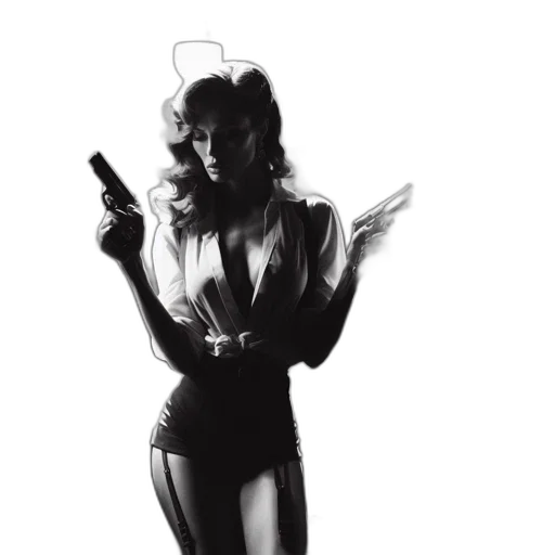 dress, jacket, weapon, staff transparent PNG cut-out