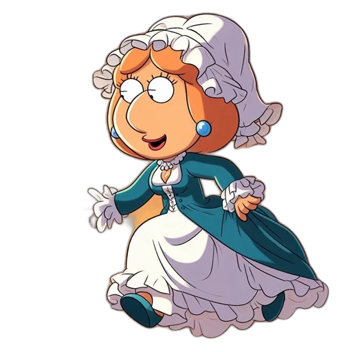 dress, crown, staff, hat transparent PNG cut-out
