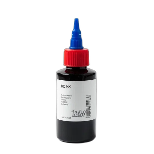 bottle, black, ink, red transparent PNG cut-out