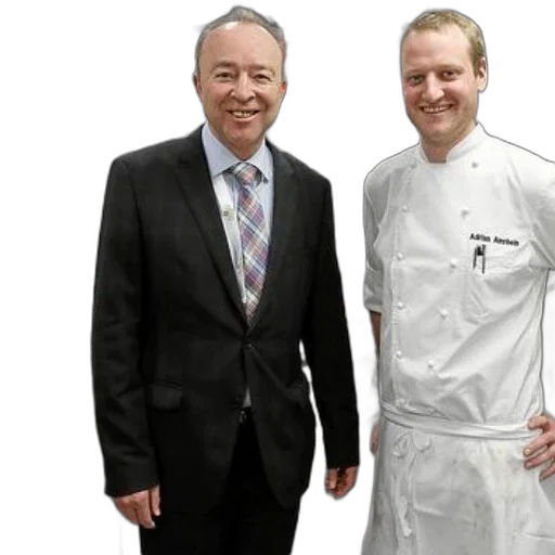 staff, food, two, men transparent PNG cut-out