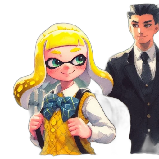 staff, concept art, watercolor, anime transparent PNG cut-out