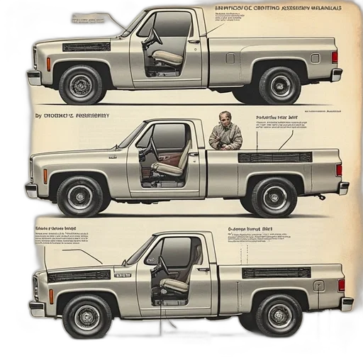 car, concept art, earth tones, original transparent PNG cut-out