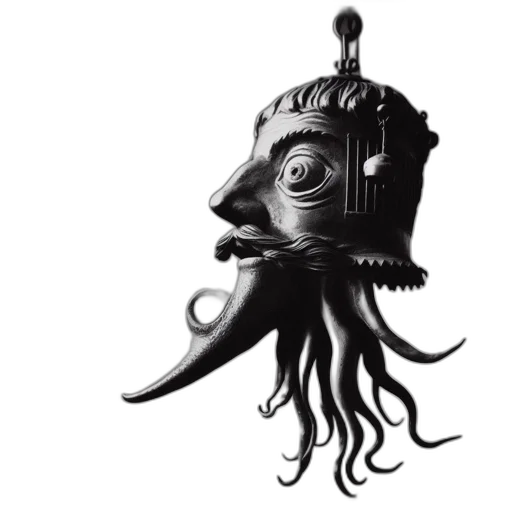 mask, crown, creature, face transparent PNG cut-out