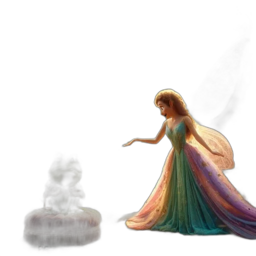 dress, concept art, fantasy art, pixel art transparent PNG cut-out
