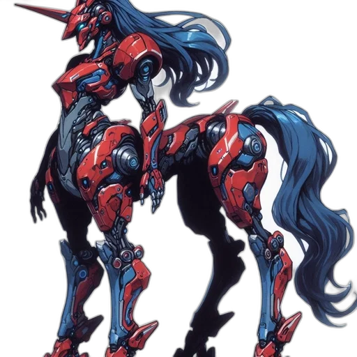dragon, robot, creature, weapon transparent PNG cut-out