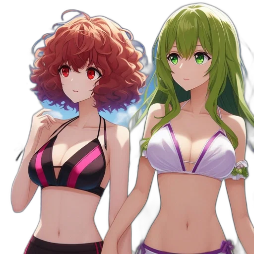 dress, anime, concept art, pixel art transparent PNG cut-out