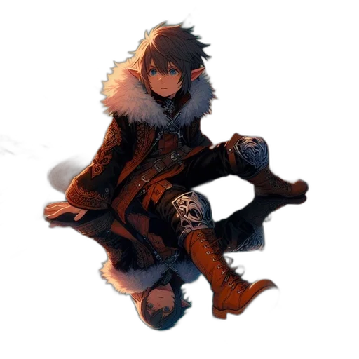 jacket, weapon, sword, dragon transparent PNG cut-out