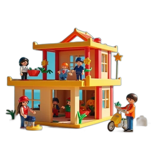 furniture, building, 3d render, concept art transparent PNG cut-out