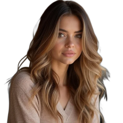 hair, jacket, face, dress transparent PNG cut-out