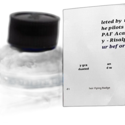 bottle, blurred, image, ink transparent PNG cut-out