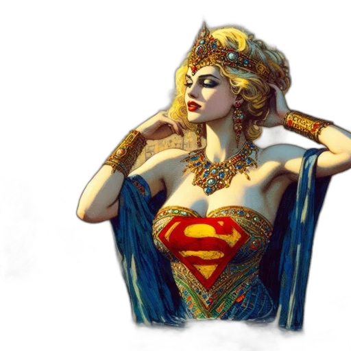 jewelry, crown, comic book art, concept art transparent PNG cut-out