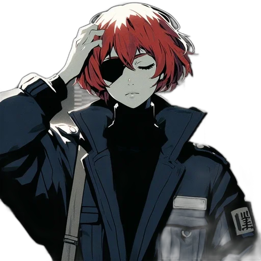 jacket, mask, staff, hat transparent PNG cut-out