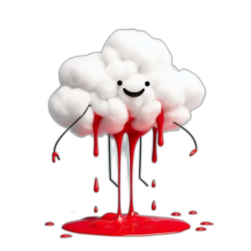 umbrella, pixel art, concept art, photorealistic transparent PNG cut-out
